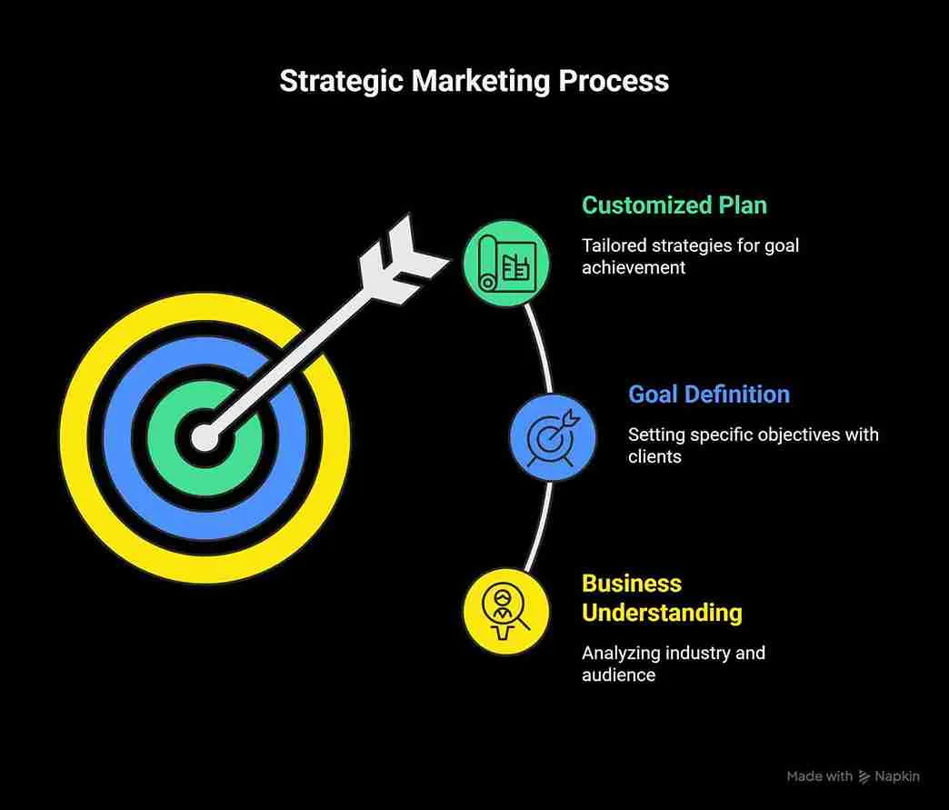 Strategic marketing process B2B SEO marketing